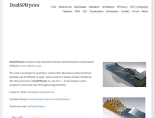 Tablet Screenshot of dual.sphysics.org